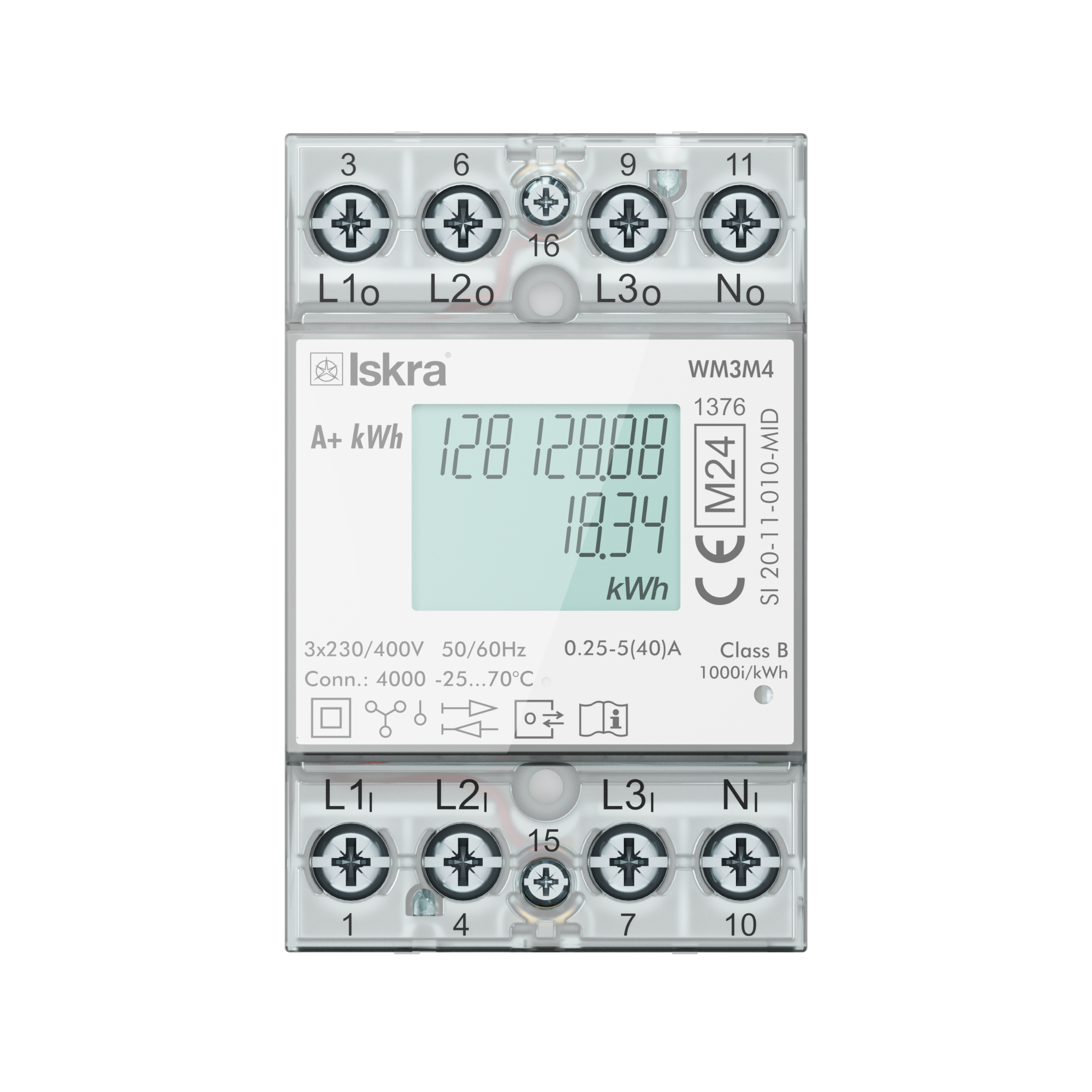 Iskra 3 Fase KWH meters