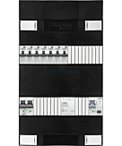 1F groepenkast 24M met 7 aardlekautomaat+PV16-2P+BT