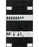 1F groepenkast 24M met 6 groepen+Kook+PV16-2P+BT