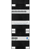 1F groepenkast 36M met 10 aardlekautomaat+AF+PV20-2P+BT
