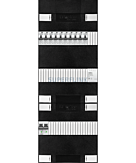 1F groepenkast 36M met 10 aardlekautomaat+BT