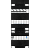 1F groepenkast 36M met 10 aardlekautomaat+PV20-2P