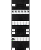 1F groepenkast 36M met 12 aardlekautomaat