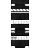 1F groepenkast 36M met 12 aardlekautomaat+AF+PV16-2P+BT