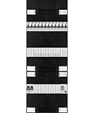 1F groepenkast 36M met 12 aardlekautomaat+PV16-2P