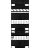 1F groepenkast 36M met 12 aardlekautomaat+PV16-2P+BT