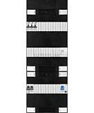 1F groepenkast 36M met 3 aardlekautomaat+PV20-2P+BT