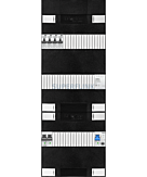 1F groepenkast 36M met 4 aardlekautomaat+PV20-2P+BT