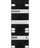 1F groepenkast 36M met 6 aardlekautomaat+AF+PV20-2P+BT