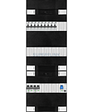 1F groepenkast 36M met 9 aardlekautomaat+AF+PV20-2P