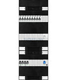 1F groepenkast 36M met 9 aardlekautomaat+AF+PV20-2P+BT