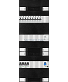 1F groepenkast 36M met 9 aardlekautomaat+AF+PV20-2P+BT