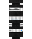 1F groepenkast 36M met 9 aardlekautomaat+PV20-2P