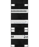 1F groepenkast 36M met 11 aardlekautomaat+kook+BT