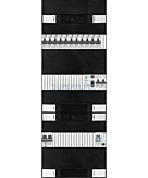 1F groepenkast 36M met 11 aardlekautomaat+kook+PV16-2P