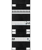 1F groepenkast 36M met 12 aardlekautomaat+kook+PV16-2P