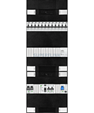 1F groepenkast 36M met 12 aardlekautomaat+kook+PV20-2P+BT
