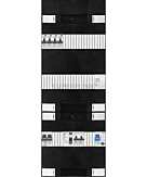 1F groepenkast 36M met 4 aardlekautomaat+kook+PV20-2P+BT