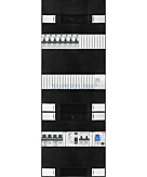 1F groepenkast 36M met 7 aardlekautomaat+kook+AF+PV20-2P+BT