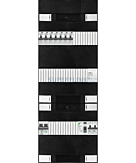 1F groepenkast 36M met 7 aardlekautomaat+kook+BT
