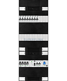 1F groepenkast 36M met 8 aardlekautomaat+kook+AF+PV20-2P