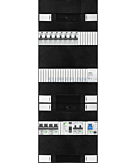 1F groepenkast 36M met 8 aardlekautomaat+kook+AF+PV20-2P+BT