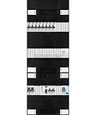 1F groepenkast 36M met 8 aardlekautomaat+kook+PV20-2P+BT