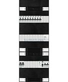 1F groepenkast 36M met 9 aardlekautomaat+kook+BT