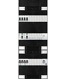 1F groepenkast 36M met 4 groepen+AF+PV16-2P+BT