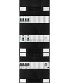 1F groepenkast 36M met 4 groepen+AF+PV16-2P+BT