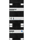 1F groepenkast 36M met 4 groepen+kook+AF+PV20-2P