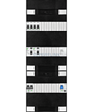 1F groepenkast 36M met 4 groepen+PV20-2P+BT