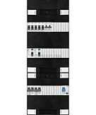 1F groepenkast 36M met 5 groepen+kook+AF+PV20-2P