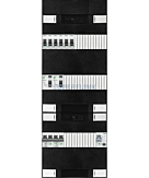 1F groepenkast 36M met 6 groepen+AF+PV16-2P