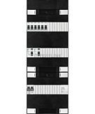 1F groepenkast 36M met 6 groepen+BT