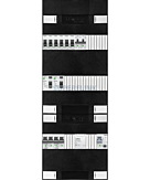 1F groepenkast 36M met 6 groepen+kook+AF+PV16-2P+BT