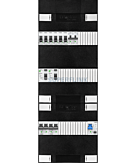 1F groepenkast 36M met 6 groepen+kook+AF+PV20-2P