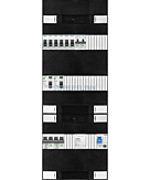 1F groepenkast 36M met 6 groepen+kook+AF+PV20-2P+BT