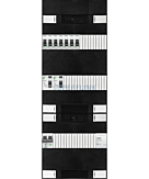 1F groepenkast 36M met 7 groepen+BT