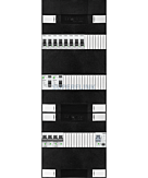 1F groepenkast 36M met 8 groepen+AF+PV16-2P