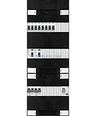 1F groepenkast 36M met 8 groepen+AF+PV16-2P