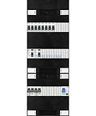 1F groepenkast 36M met 8 groepen+AF+PV20-2P