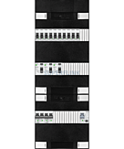 1F groepenkast 36M met 10 groepen+AF+PV16-2P