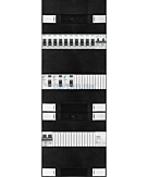 1F groepenkast 36M met 10 groepen+kook+BT