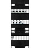 1F groepenkast 36M met 10 groepen+PV16-2P