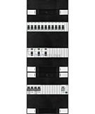 1F groepenkast 36M met 11 groepen+AF+PV16-2P