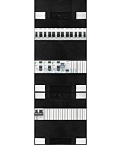 1F groepenkast 36M met 12 groepen+PV16-2P