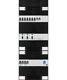 1F groepenkast 36M met 7 groepen+kook+AF+PV20-2P