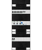 1F groepenkast 36M met 7 groepen+kook+PV20-2P