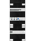 1F groepenkast 36M met 7 groepen+kook+PV20-2P+BT